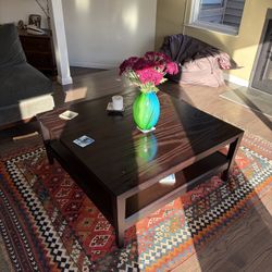 Crate and Barrel Coffee table. 