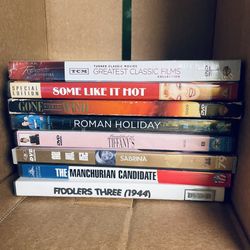 Classic Film  DVDs Marilyn Monroe Audrey Hepburn 