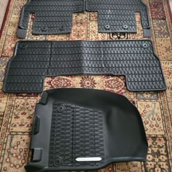 2022-24 Grand Wagoneer 4 piece (NO DRIVER SIDE MAT) All Weather OEM Mats BRAND NEW!t