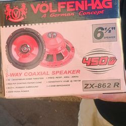Volfenhag 6inch 450W speakers