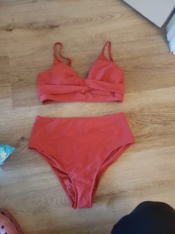 Bathing Suit Never Worn Highwaist Size Large