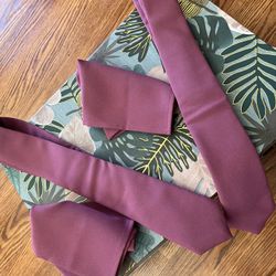 Adult Tie And Pocket Square