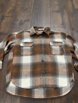 Women’s Plaid Button Shirt Size Small Miss Sparkling #21