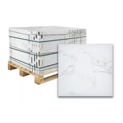 Praia Carrara 2 cm. x 24 in. x 24 in. Matte Porcelain Stone Look Paver Tile