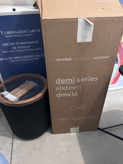 Set of 2 Veradek Demi Series 16" Modern Planters (New in Box) - $70