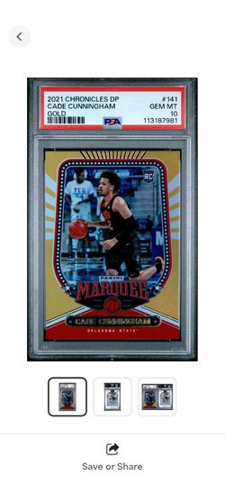 PSA 10 gold cade Cunningham rookie card