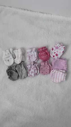 Baby Girl Mittens 