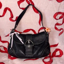Black Coach Large Soho Purse