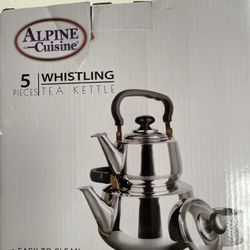 Brand new never used tea pot with tea kettle