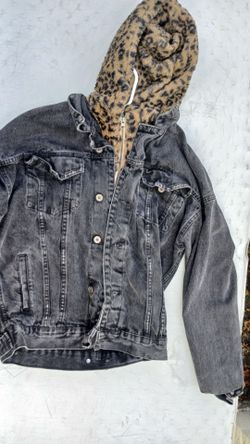 Zara Black Denim Jacket