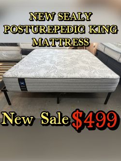 NEW SEALY POSTUREPEDIC KING MATTRESS