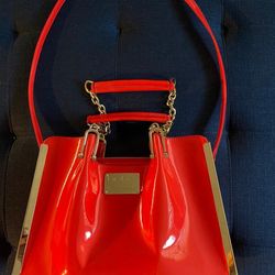 BEBE Women’s Patent Tote Bag