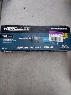 Reciprocating saw.