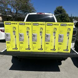 RYOBI ONE+ 18V Cordless Stick Vacuum Cleaner Kit with 4.0 Ah Battery and Charger