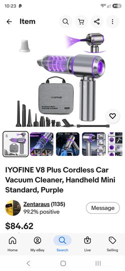 Cordless car or smaller area vacuum