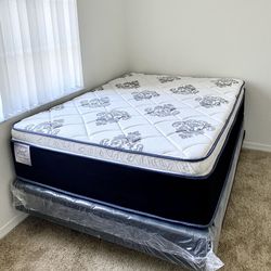 Full Size Mattress 14” Inches Pillow Top Of High Quality Also Available in Twin-Queen-King and Cali-King Same Day Delivery