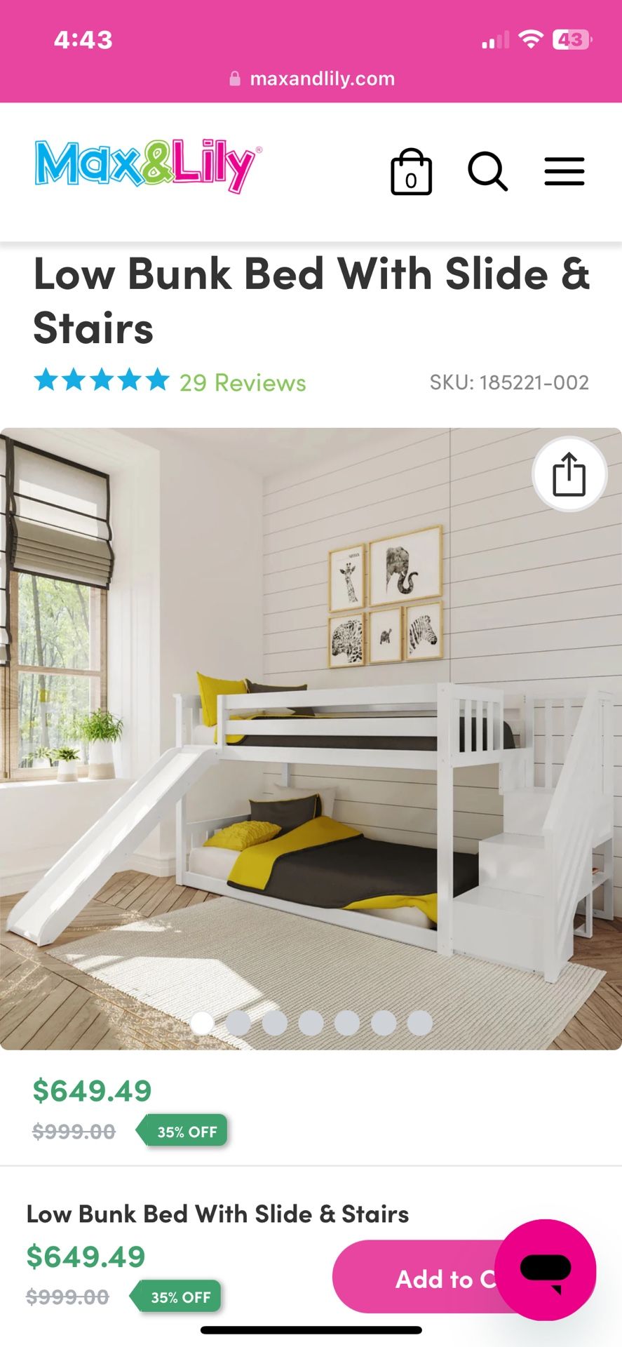 Max And Lilly Bunk Bed