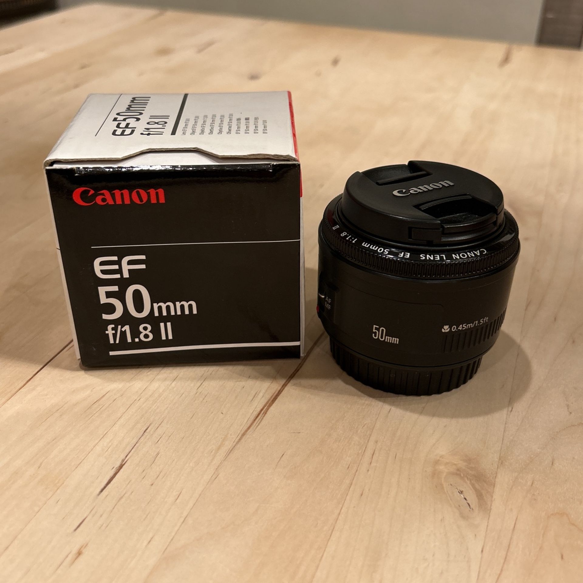 Canon 50mm f/1.8 II