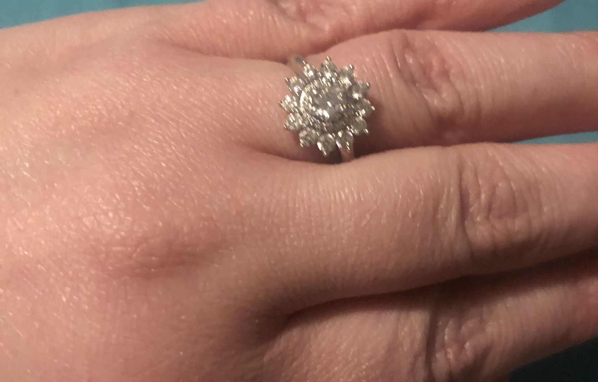 Cluster Flower Ring