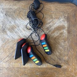 Buzz! Controllers Only For PlayStation 2 3 Quiz Game PS2 PS3 USB Trivia Buzzers