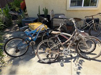 Bikes 15 dollars each buy as is Today.