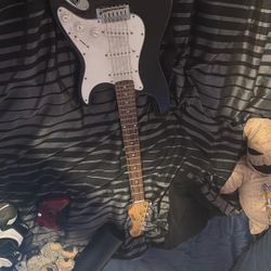 Electric Guitar And Amp