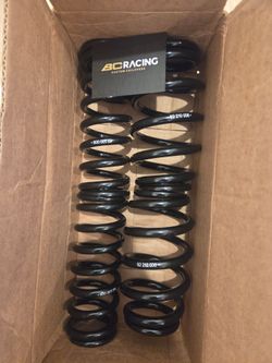 BC Racing Springs for coilovers