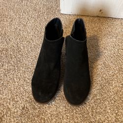 Black Size 8 Bootie Heel
