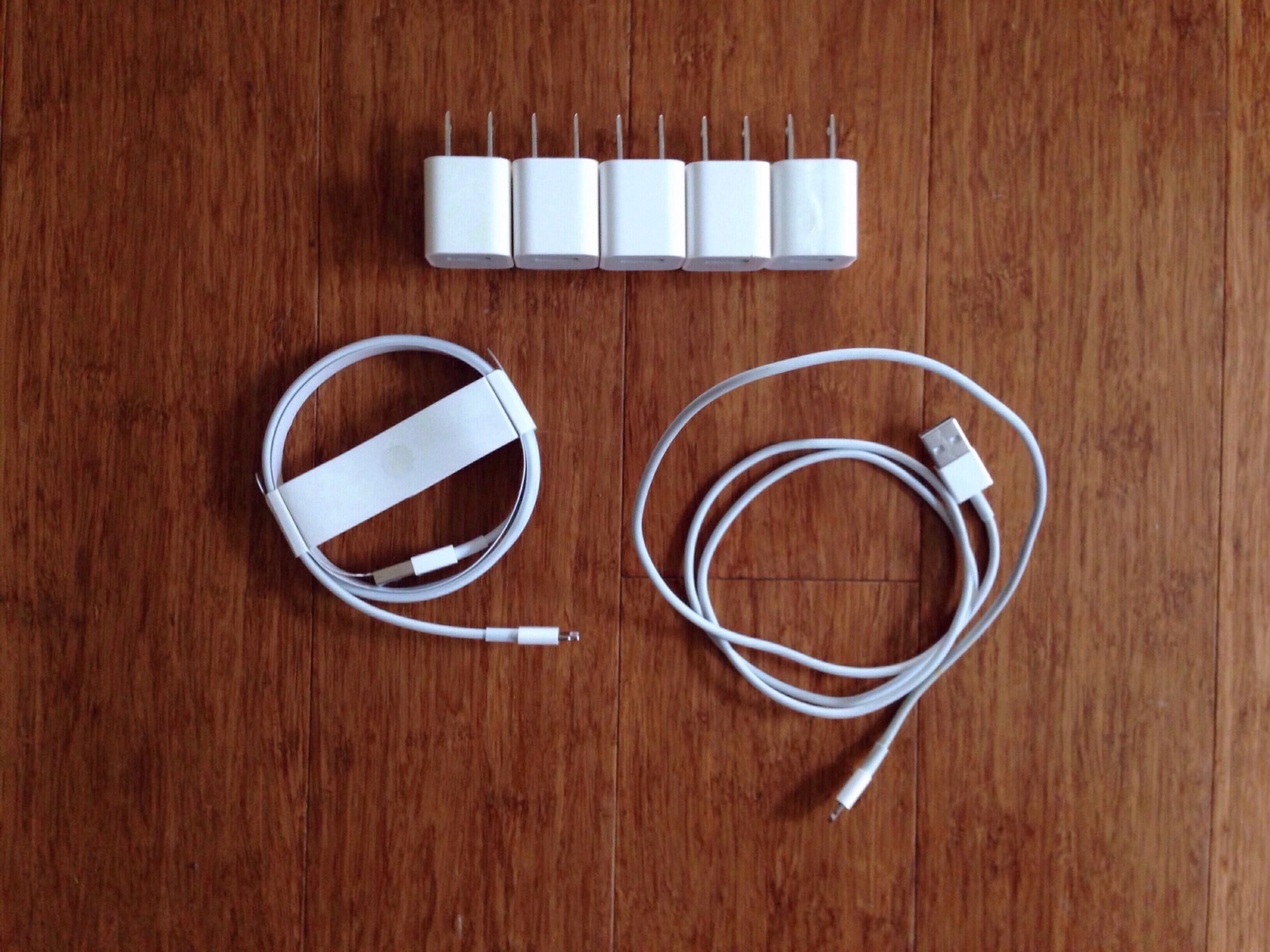 Apple OEM Chargers and Lightning Cables