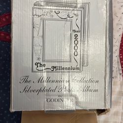 Year 2000 Silver Plated Photo Album 