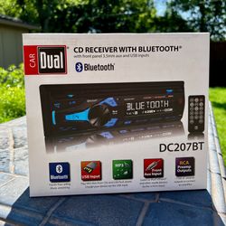 Dual Electronics Single Din Car Stereo: CD Player, Bluetooth, Hands Free Calling, High-Power Sound