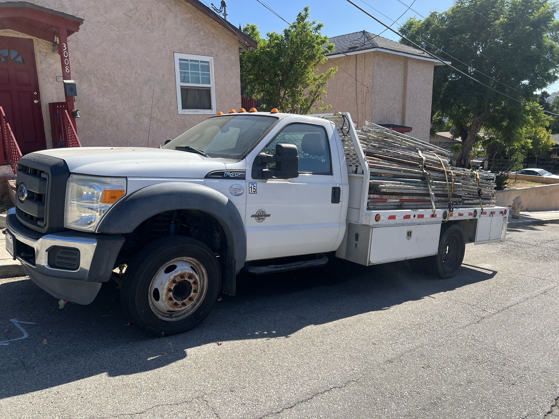 2014 F450 flatbed