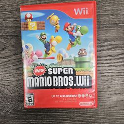 Wii Super Mario Bros Game
