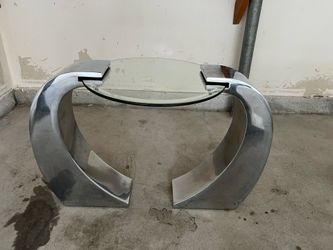Glass End Table