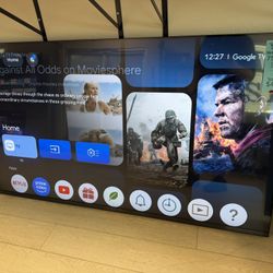 Sony 75" 4K QLED HDR10 Google TV Bravia 2 