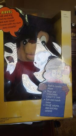 AN AMERICAN TAIL 1986 TALKING FIEVEL NEVER OPENED