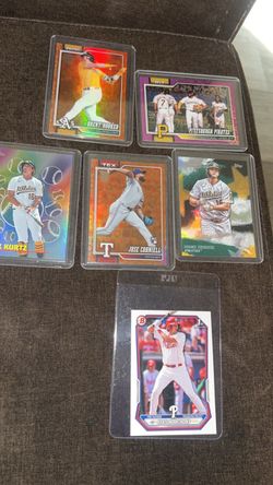 MLB Baseball Card Lot of 6