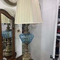 Antique Glass Lamp