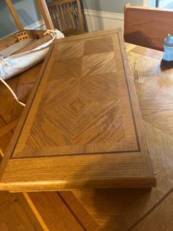 Table chairs & bench
