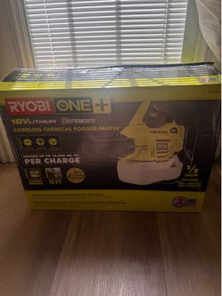 Ryobi cordless chemical fogger/mister