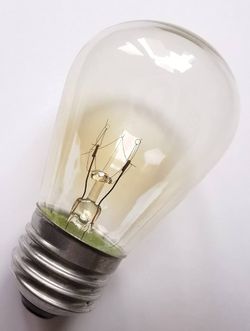16 Pieces- 11W Outdoor String Light Bulbs S14 Incandescent Replacement for Patio String Lights, Amber Tint.