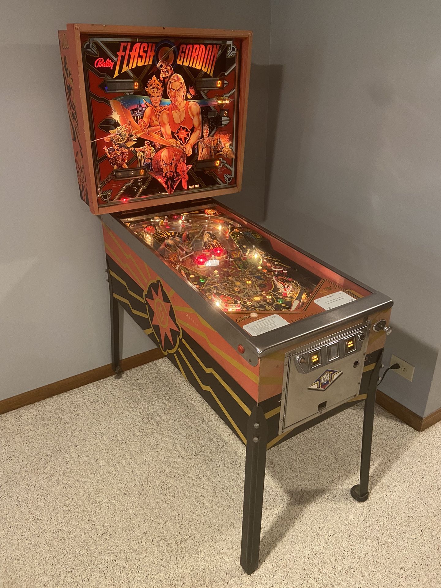 Working Flash Gordon Bally Pinball