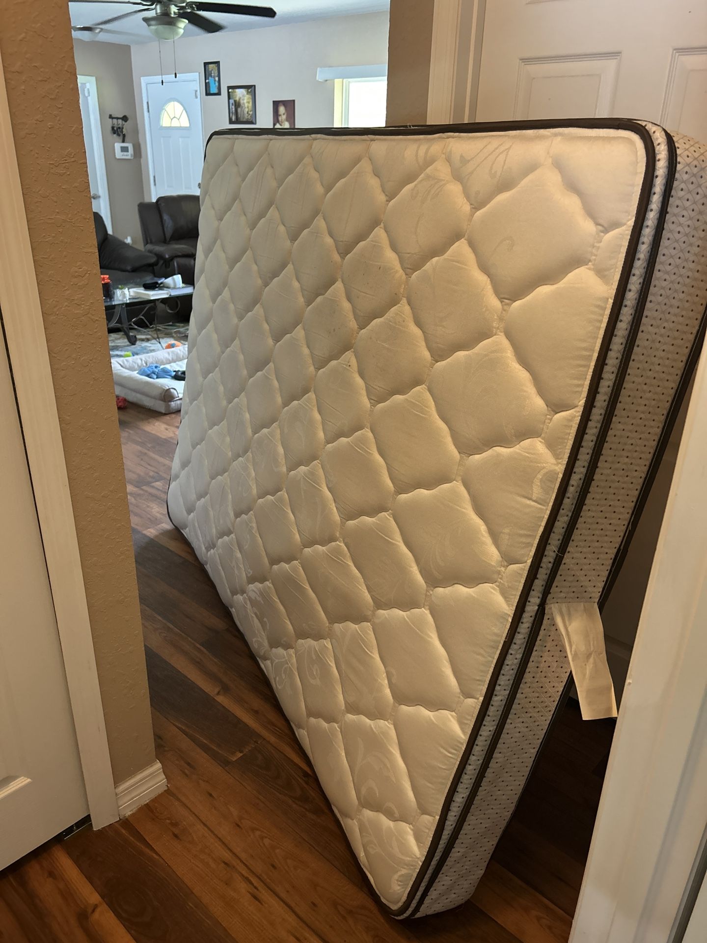 Queen Size Bed w/ wooded frame