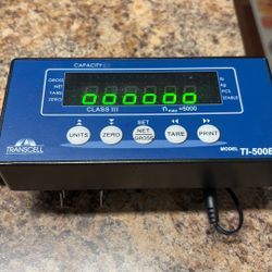 Reloj Para Báscula Hasta 5000 Libras 