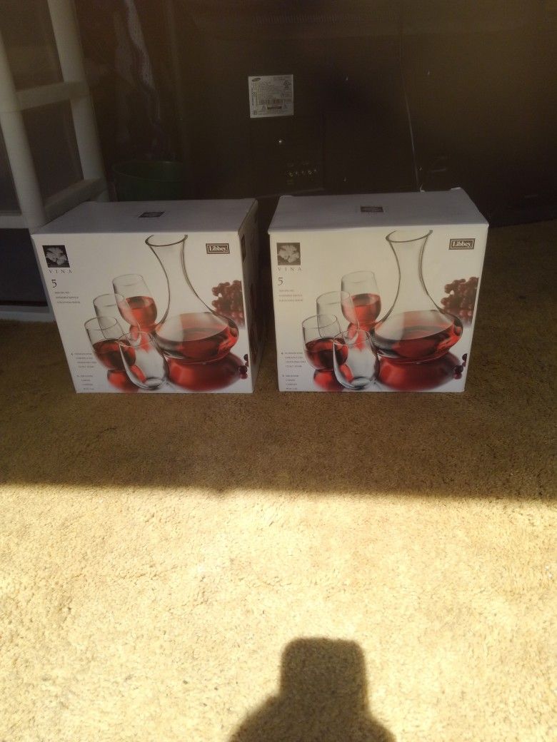 Wine Glass And Decanter