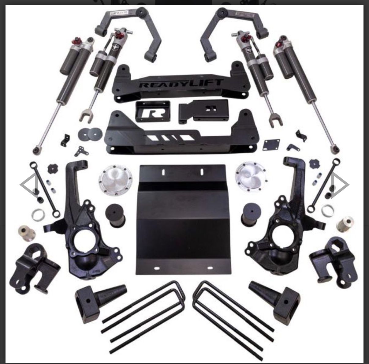 READYLIFT 42-30840 8" MAX3.3 LIFT KIT WITH UCAS & FALCON 3.3 SHOCKS