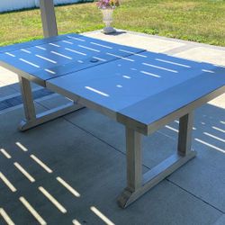Metal Outdoor Dining Table 