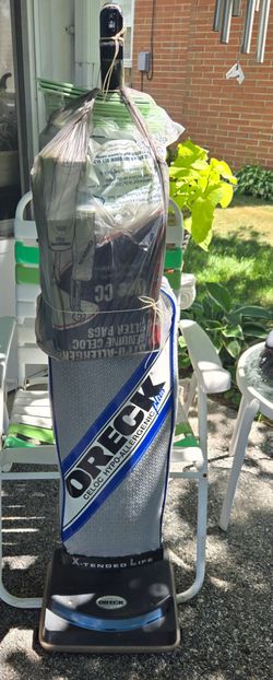 Oreck  upright vacuum  with bags