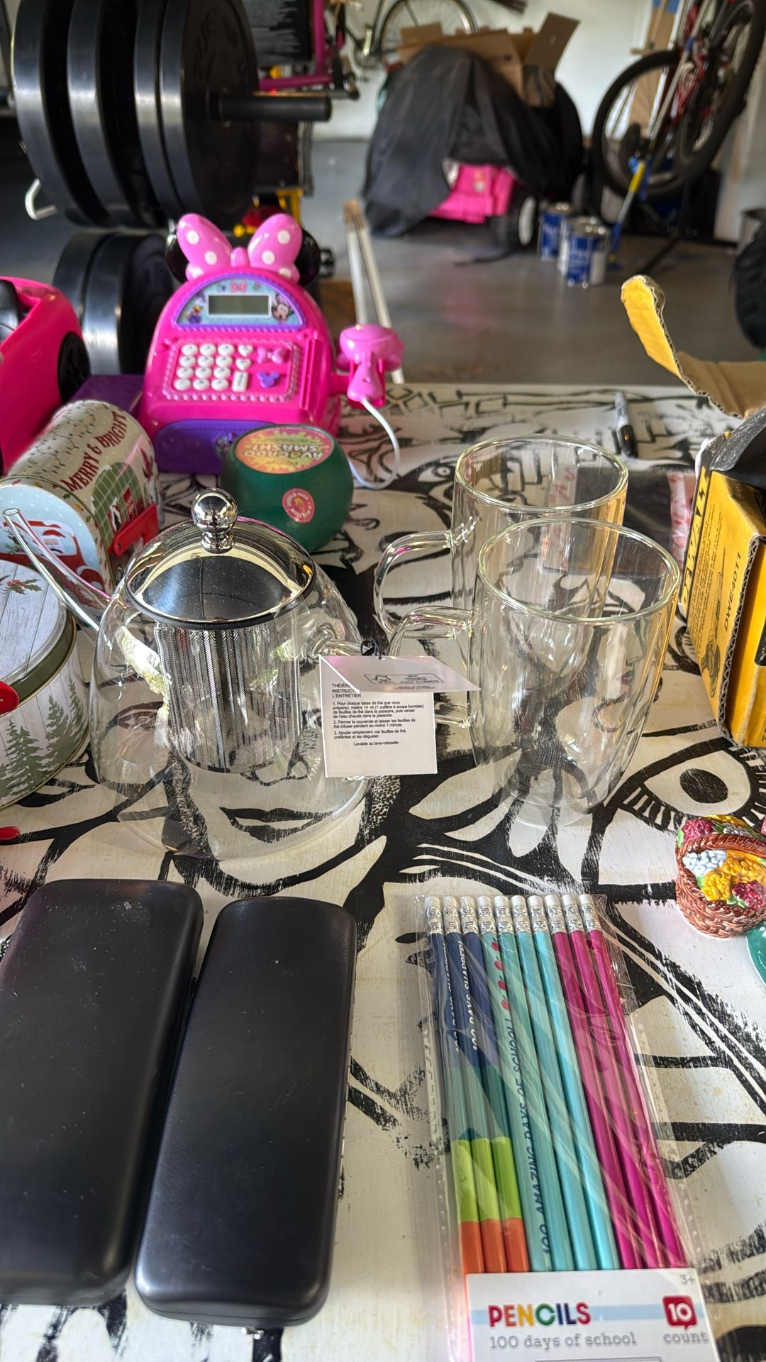 Cool Double Glass Tea Set - Brand New