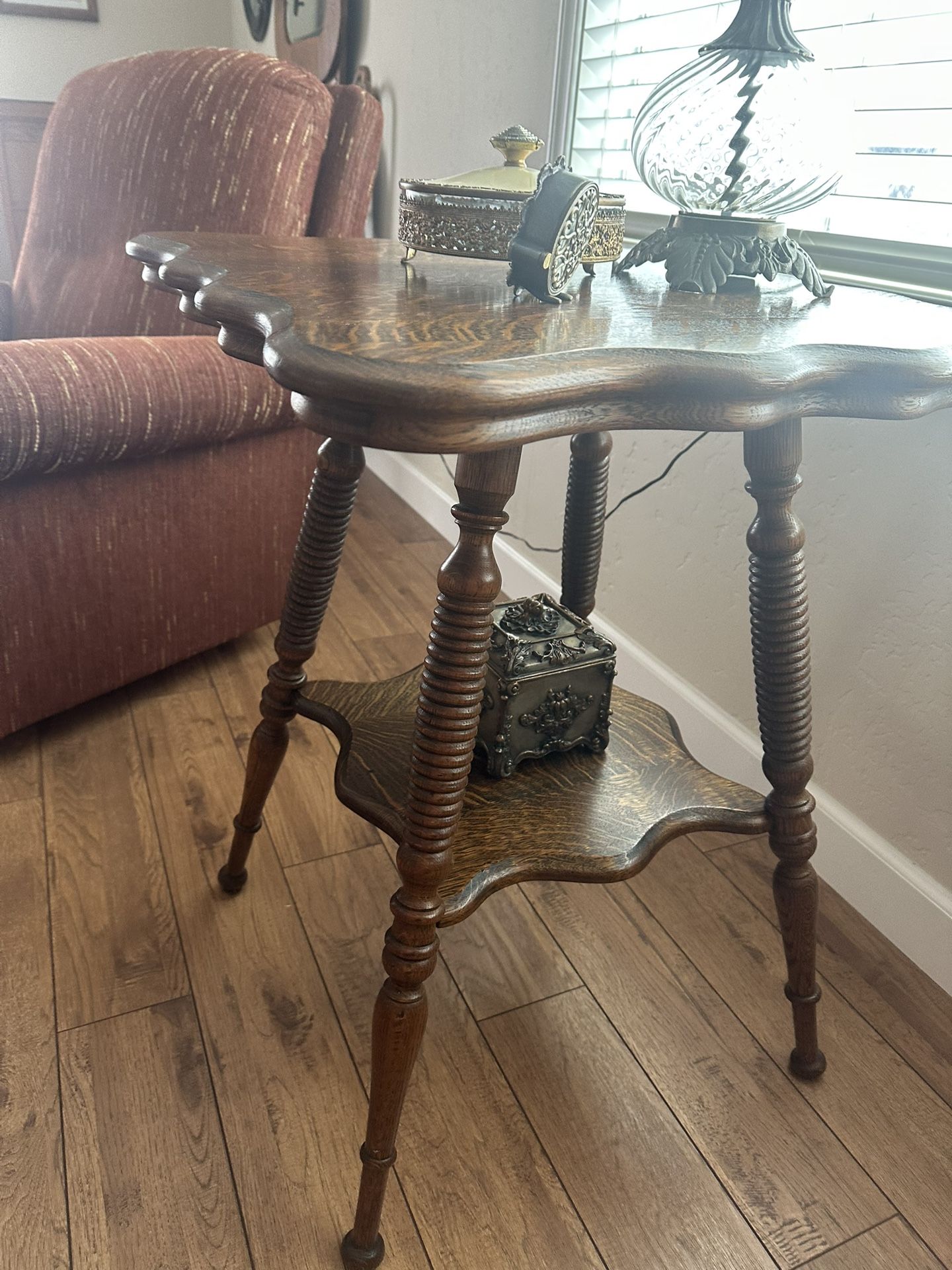 Antique Oak Side Table